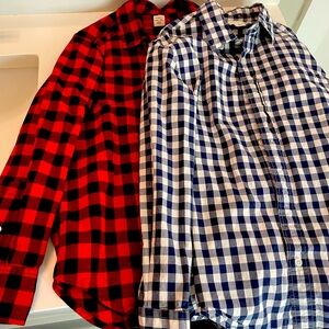 Boys Jcrew button down shirts